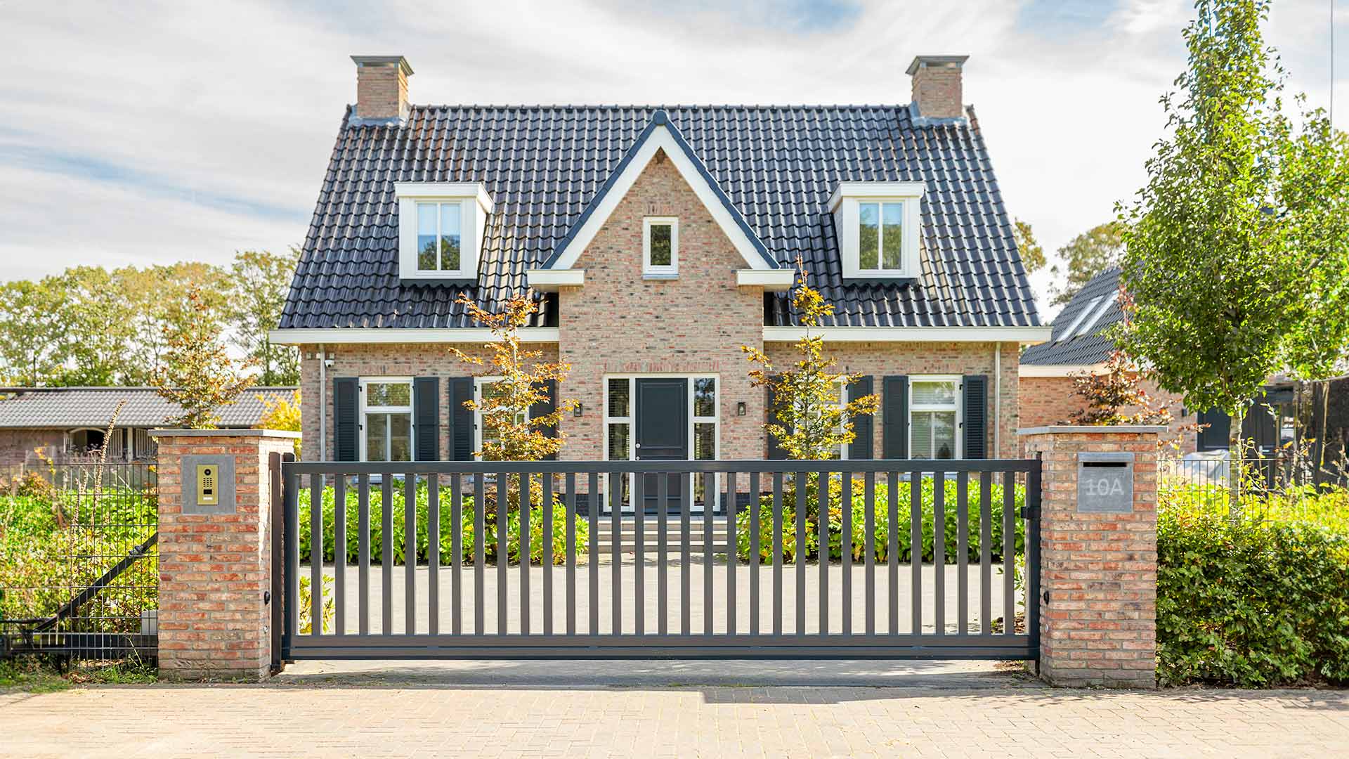 luxe oprit poort